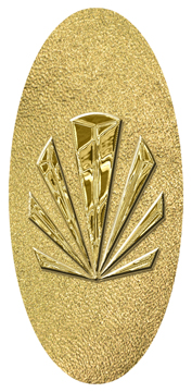 DG5000-602-GD-SH-GD Gold Sunburst Shimmer Gold